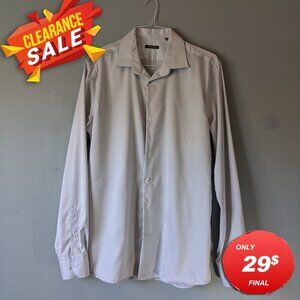 Galileo business dress non-iron long-sleeve shirt men slim XXL